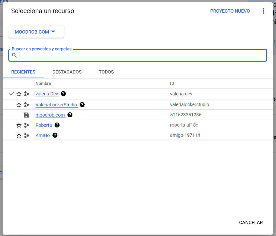 Nuevo Proyecto