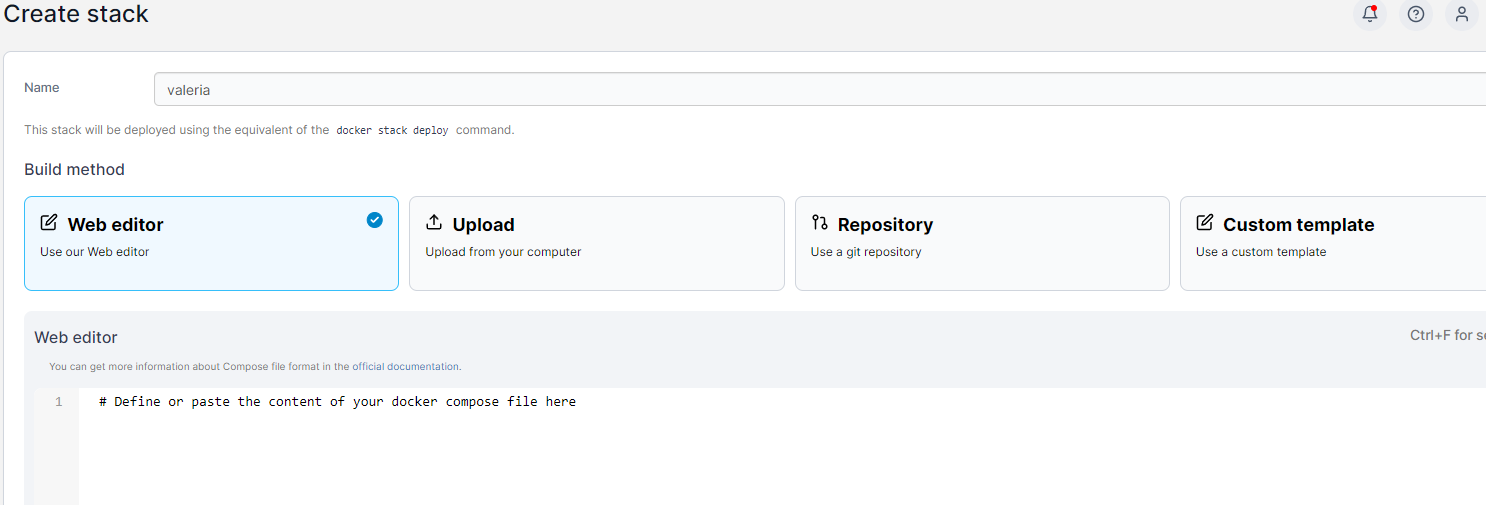 Add Stack